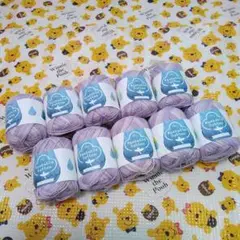 Washabls Cottonの混じりのワイン系色の10 個のコットン糸です。