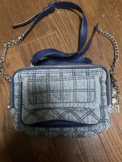 GUESS est1981 デニムポーチ