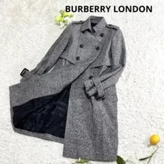 BURBERRY LONDON バーバリー ナポレオン コート グレー 38