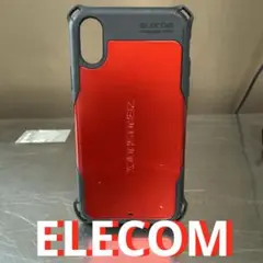 ELECOM ZERO SHOCK ケース レッド　iPhoneXR