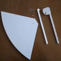 ホワイト棚受け金具とネジセット