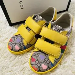 GUCCI スニーカー キッズ スプリーム ハート GG