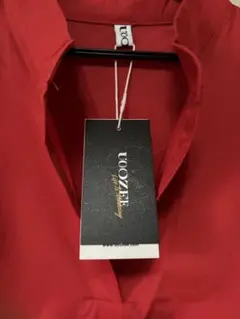 UOOZEE ロングワンピース 赤 フリーサイズ