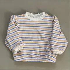 90サイズ女の子カットソートレーナー