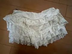SHEIN レース フリル ショートパンツ スカート