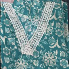 cottonインドクルタワンピーストップス