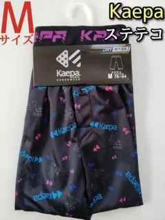 Kaepa ステテコ M メンズ 前開き 7分丈 吸汗速乾 黒 ブラック