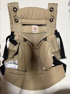美品 オムニ360 クールエアメッシュ ベージュ　デザート エルゴベビー