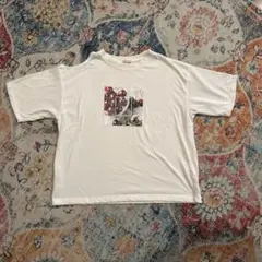 NICE CLAUP ホワイト チェリー プリント Tシャツ　150