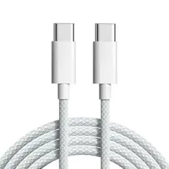 灰色　2m iPhone16シリーズ対応 USB-C to USB-C ケーブル
