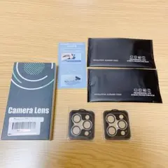iPhone 15 Pro Maxカメラフィルム　シルバー　独立型　おしゃれ