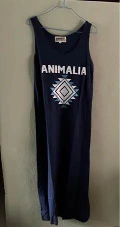 ANIMALIA ネイビー ワンピース M アニマリア