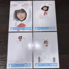 日向坂46 生写真 大野愛実 どうぶつ着ぐるみ コンプ
