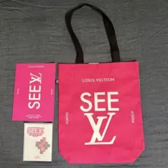 【限定品】LOUISVUITTON SEE LV展 トートバッグu0026ステッカー