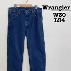 Wrangler　A102　ジーンズ　デニム　ブルー　W30L34　ニカラグア製