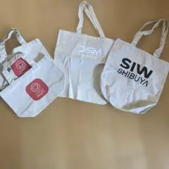 SIW SHIBUYA & DISM mobile トートバッグ 4点セット
