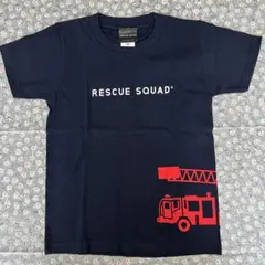 RESCUE SQUAD Tシャツ 130サイズ ネイビー 紺
