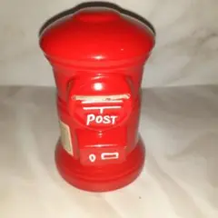 レア　丸型ポスト貯金箱