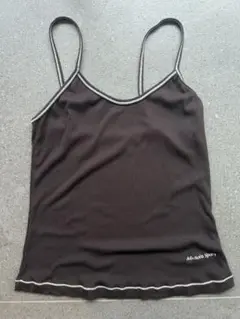 ADANOLA SPORT ブラウン リブタンクトップ Mサイズ