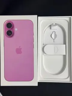 iPhone16 128GBピンク 箱のみ