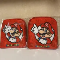 スーパーマリオ マリオデザイン ポーチ✖️2