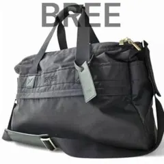 良品　BREEブリー　ボストンバッグ　ショルダー2way 　黒　ナイロン