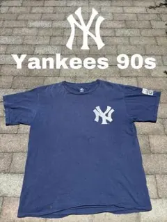 Yankees 90s tee y2k achieve 短丈 80s フェード