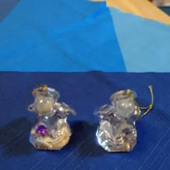 ガラス製エンジェルオーナメント