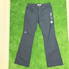 ルコックゴルフ　フレアパンツ　ネイビー　サイズ11