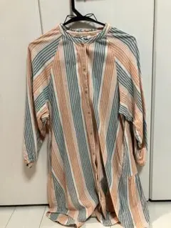 BREEZE ストライプシャツ　ワンピース　140サイズ
