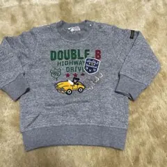 ダブルビー トレーナー 90cm 裏起毛