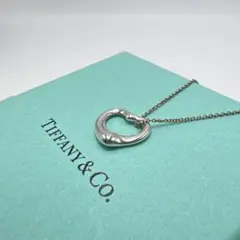 TIFFANY ティファニー オープンハート ネックレス シルバー
