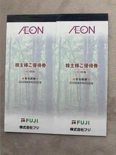 匿名配送　イオン　マックスバリュ　株式会社フジ　株主優待券　12,000円分