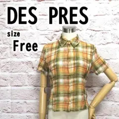 【F】DES PRES デ・プレ レディース シャツ 薄手 爽やか 肌触りよし