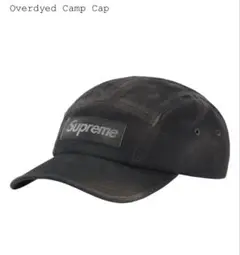 Supreme Overdyed Camp Cap "Black"