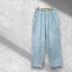 WHITE STAG ライトブルー デニムパンツ M ふんわり ウエストゴム