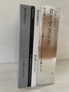 【非売品】資生堂宣伝史 (総合篇／TV・CM篇／セルジュ・ルタンス篇) 希少・非売品】資生堂宣伝史 (総合篇／TV・CM篇／セルジュ