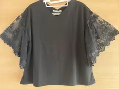 ★Ray Cassin★袖フレアレースポンチプルオーバー
