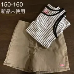 新品◎タンクトップ◎ショートチノスカートパンツ◎Lサイズ◎150〜