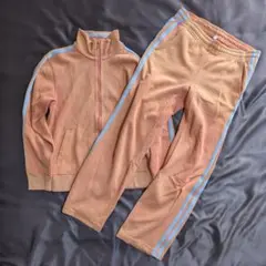 【UNIQLO】 オールド ユニクロ ジャージ セットアップ 上下 オレンジ