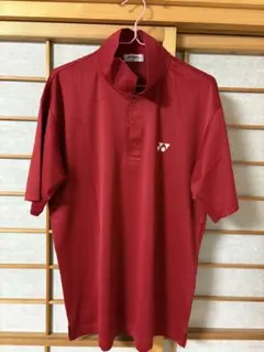 【お盆中セール】《美品》YONEX 赤 ポロシャツ XOサイズ