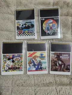 PCエンジン HuCARDソフト 5本セット