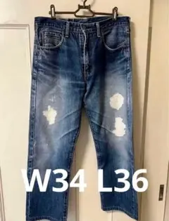 ■廃盤■ W34 60年代復刻ヴィンテージ リーバイス502XX 赤耳ビッグE