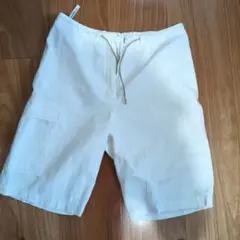 BURBERRY ホワイト ハーフパンツ