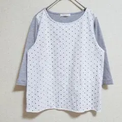 【chocol raffine robe】（F）クルーネックカットソー/五分袖