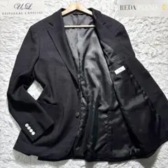 【美品】ユニバーサルランゲージ　レダ　テーラードジャケット　メタルボタン　黒