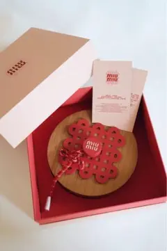 【希少】ミュウミュウmiumiu 木箱 乾坤箱