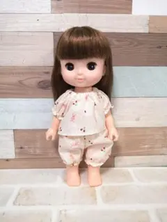 メルちゃん♡ソランちゃん♡パジャマ♡白地うさぎ柄