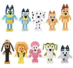 ブルーイ　フィギュア　人形　10体セット　Bluey　ビンゴ
