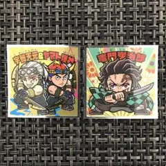 早い者勝ち 鬼滅の刃マンシール 遊郭編シール 2枚セット集 美品